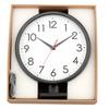 Wall Clock with Continuous Second Stylish Battery Operated Not Dial Double-sided Radio-controlled Silent, Hand, Design, (battery Included), Diameter