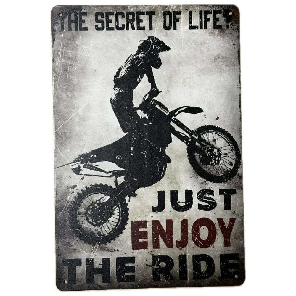 Vintage Metal Sign Bar Garage Man Cave Wall Decor 20x30cm