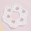 Class A Newborn Baby Saliva Towel Crepe Waterproof Petal Bib Autumn Winter Children Eating Cartoon Cotton Bib