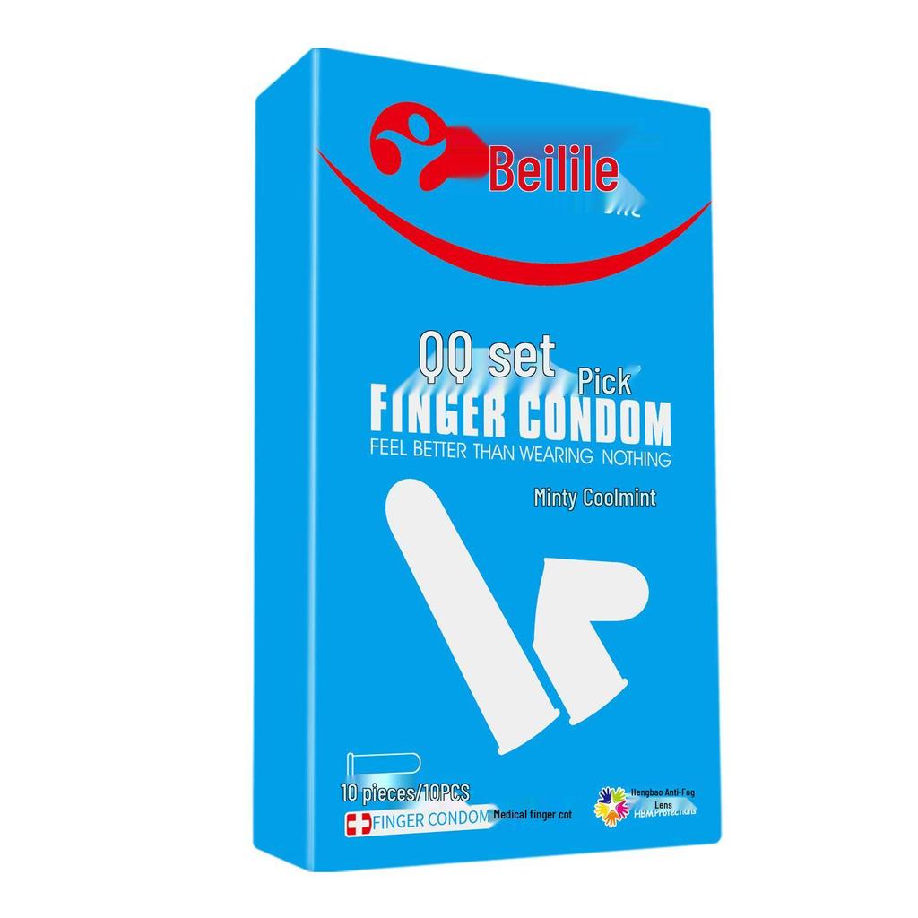 Beilile Ultra-Thin Luminous Vibrating Condoms with Textured G-Spot Design