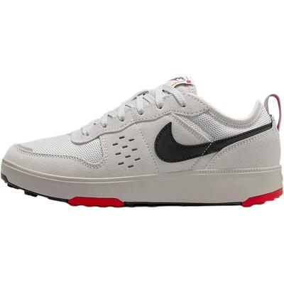 C1TY Anti-Slip Wear-Resistant Low-Top Kids' Skateboarding Shoes Preppy Gray/Dark Gray/Fire Red/Black Teenagers Sneakers HQ0028-002