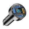 4 In 1 USB QC3.0 Digital Display Car Fast Charger