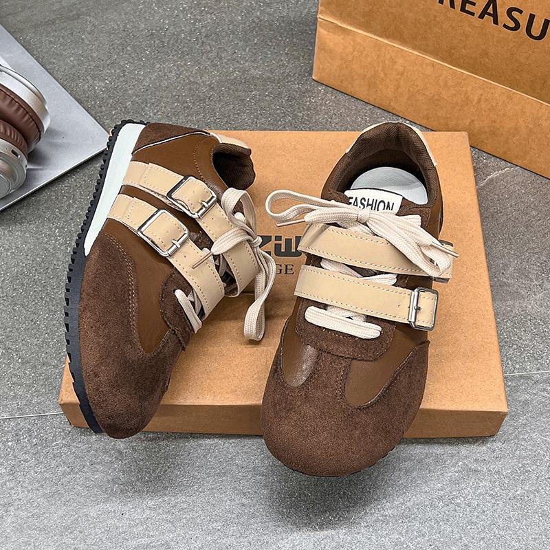 Fashion Women's Sneaker Women's Sports Shoes Autumn 2025 Flats Platform Woman Shoes Casual Walking Comfortable Lace Up Zapatos De Mujer