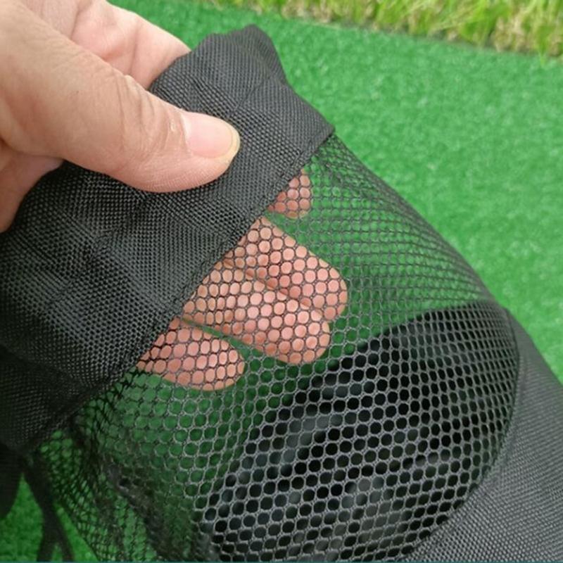 Portable Golf Meshy Net Bag Drawstrings Pouches Bag Organizer Golf Fitting Bag
