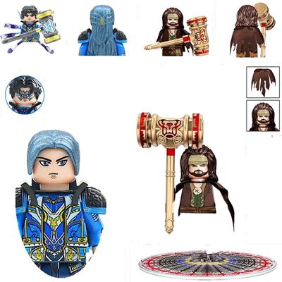 Anime Figure Mini Building Block Figurine, Sea God, Tang San Assassin Model, Children's Assembled Building Block Puzzle Toy Gift
