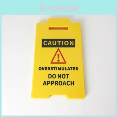 Office Nameplate Decor Plastic Sign With Motivational Message For Desk Display