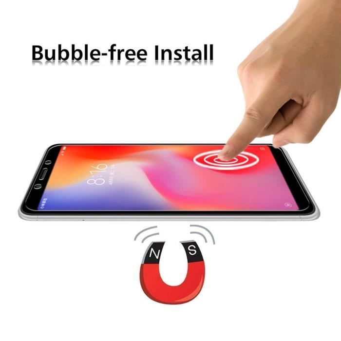 Screen Protector Glass Film - Phonillico® - Xiaomi REDMI 6 - Pack of 2 - Ultra Resistant - Anti-Scratch
