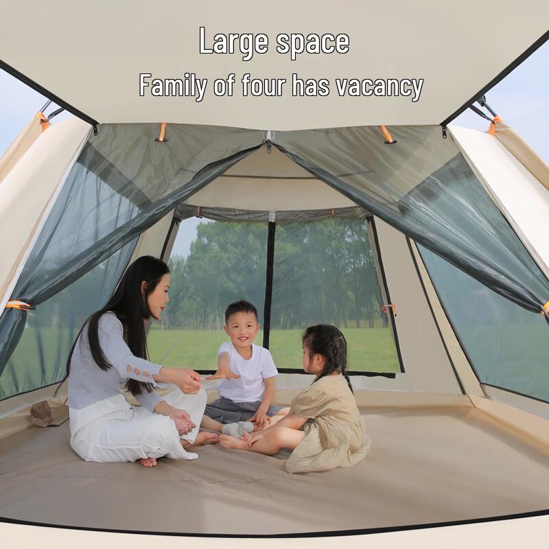 OEING Automatic Thickened Outdoor Camping Tent with Mat