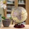 Illuminated World Globe For Kids With Wooden Stand,built In Led For Illuminated Night View Antique Globe