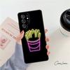 Neon Light phone case For Samsung Galaxy S24 S25 S23 S22 Ultra Note 10 20 Plus S20 S21 FE Cover