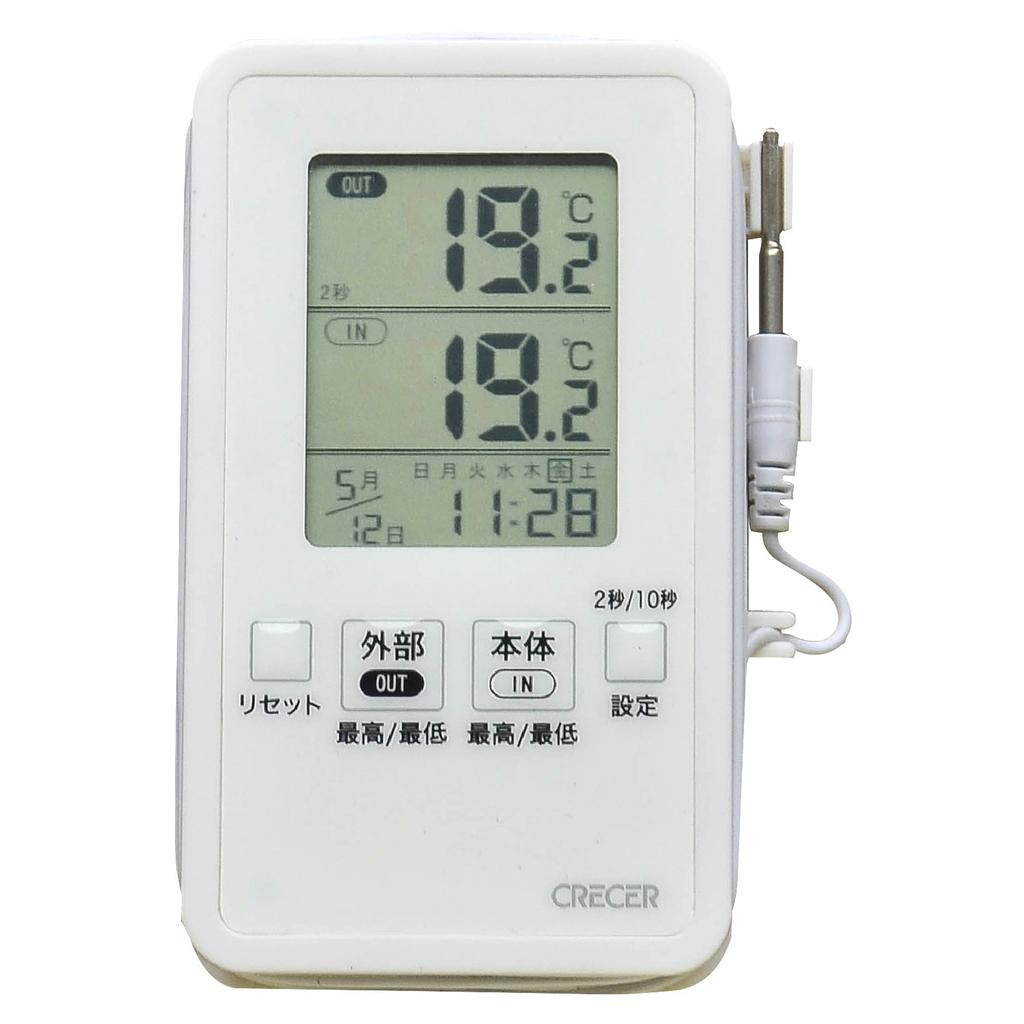 Cresel Digital IN-OUT Thermometer, Waterproof, AP-09W