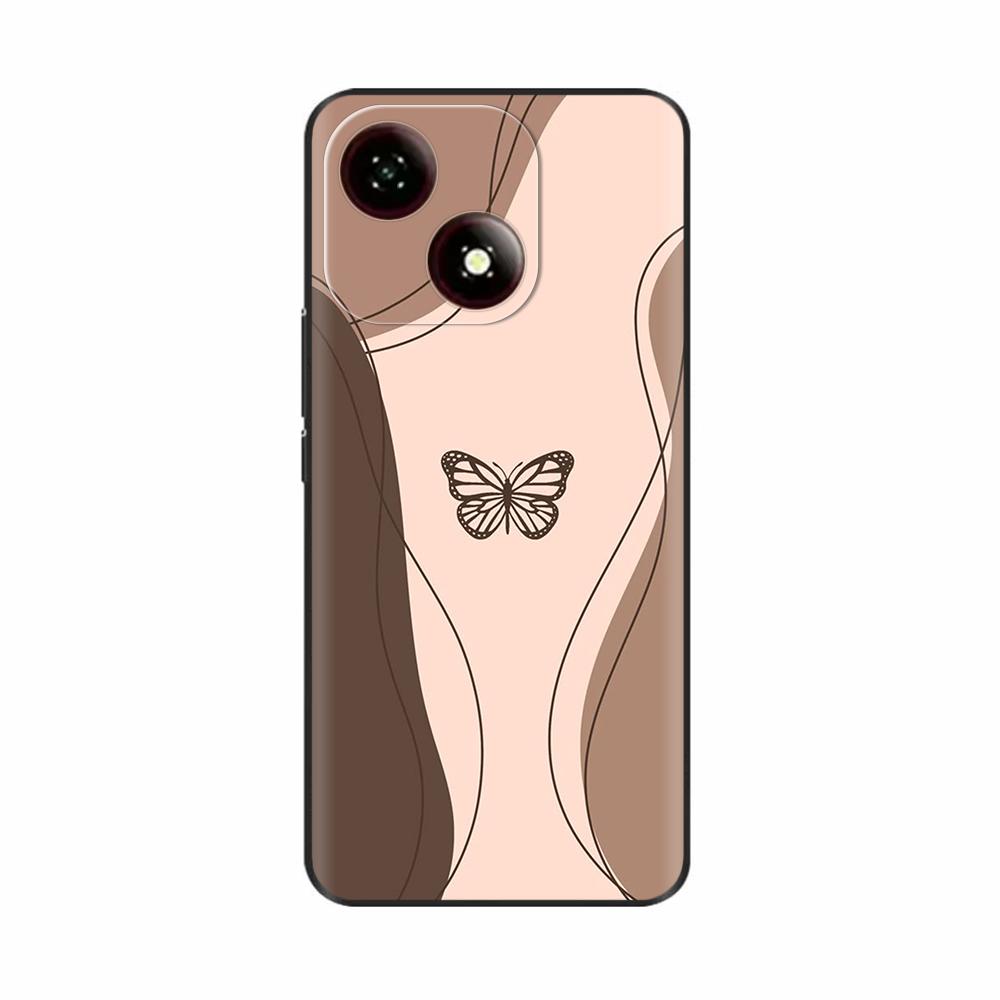 Stoßfeste Hülle für ZTE Blade A35e Z2466 Hülle Cartoon Silikon Stoßfänger Weiche Handyhülle für ZTE Blade A35 A35e A55 A75 Rückseite