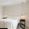 Bedroom Bedside Hanging Pendant Lamp Glass ball LED Chandelier Lighting Ceiling Modern Interior Home Decor Lights Dining Kitchen