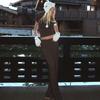 Y24ST593 Women's Casual Solid Color Round Neck Long Sleeve Top and Wide Leg Pants Set for Spring and Autumn