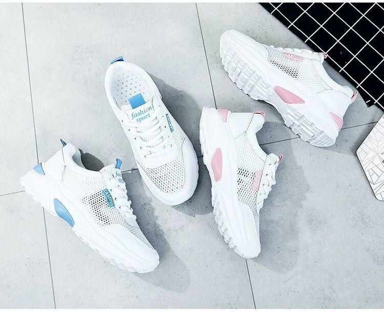 Dad Shoes Girl 2025 Spring and Autumn New Versatile Casual Platform Ins Trendy Thin Student Breathable Sneakers