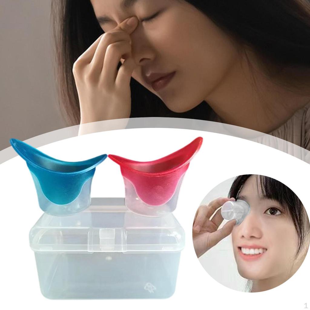 2 Pieces Eye Wash Cups Cleaning Portable Bath Keep Your Eyes Clean Measuring Cup Rinse