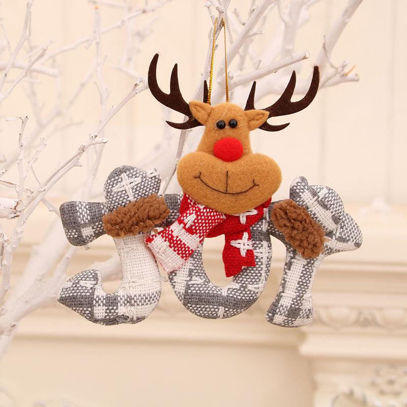 Cross-Border Small Santa Christmas Ornaments - Tree Accessories and Cloth Art Gifts