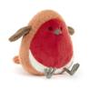 Peluche Pettirosso Grasso 20cm Animali di Peluche Cartoni Animati Bambola Prugna Pettirosso Peluche Molto Morbido Coccoloso Uccello Giocattolo Carino Soffice Regali di Compleanno Ragazza