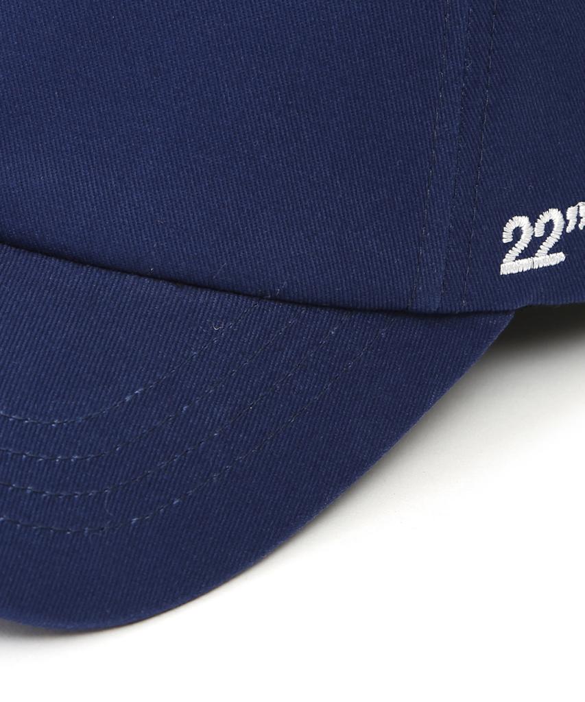 Eondeokeonteulol Cotton Logo Ball Cap Hyper Number / Authentic Bb / 22 D Blue