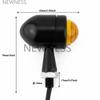 Retro Bullet Motorcycle LED Turn Signal Light Indicator Lamp Light Moto Blinker Light For Harley Cafe Racer Chopper Bobber Suzuk