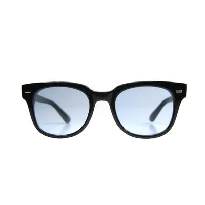 (Mt. Fuji Eyewear) Wellington-shaped Sunglasses Wayfare Wellington Boston Biker Shades (Light Blue)