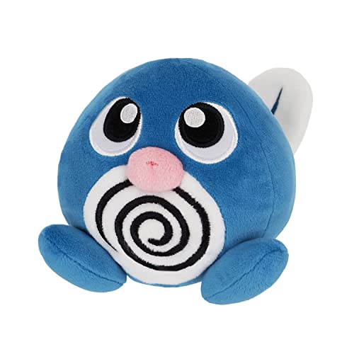 

Sanei Pokemon All Star Series Poliwag Stuffed Plush, 4.5