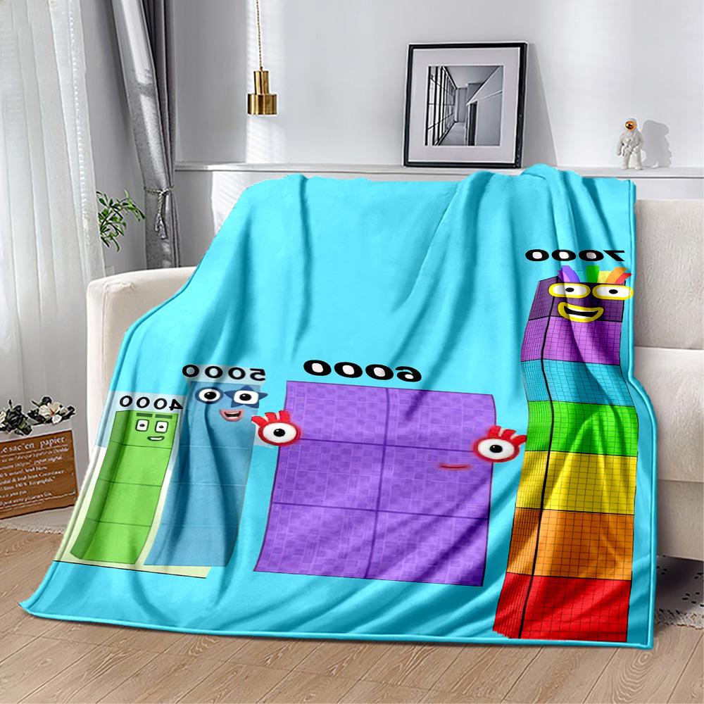 Numberblocks Blanket Comfortable Perfect for Sofa Bed Couch for All Occasions Stylish Decor Ideal Gift For Birthday Valentine'S Day