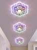 Modern LED Crystal Ceiling Lights Hallway Living Room Bedroom Chandelier Lamp Simple Porch Aisle Corridor Lighting