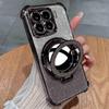 For Xiaomi Mi 14 Pro 15 13 T 12 14t 5G 13t 12t 12x 11i Four Corner Anti-shock Plating Case Mi14t Mi13t Makeup Mirror Stand Cover