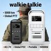 Global-ptt Mini Public Network Walkie-talkie Outdoor 5000 Km Walkie-talkie with GPS Positioning Portable Intercom Equipment