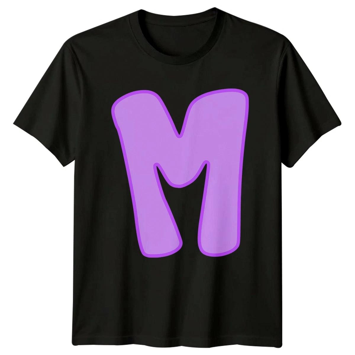 Letter N Monogram Alphabet Mens T-Shirt Womens Tee Graphic Unisex Top XXL