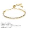 ZHOUYANG Tennis Bracelet For Women 4 4 Claws Mosaic Cubic Zirconia Silver Jewelry Gift H095