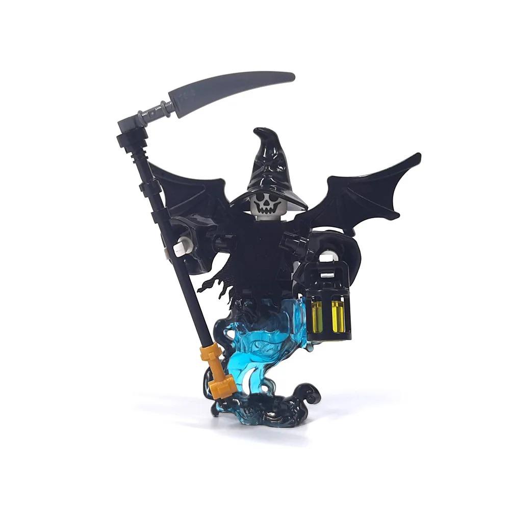 Medieval City MOC Stavební bloky Vojenské figurky vojáků Hradní věž Fontána Nástěnka k bazénu Cihly Dětská Halloweenská hračka