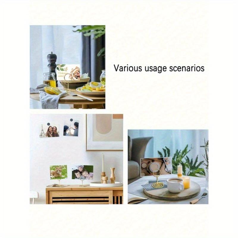 1PCS Stainless Steel Card Holder Number Holder Is Reusable And Indispensable For Weddings, Graduations, Restaurants, And Christmas Gift Events