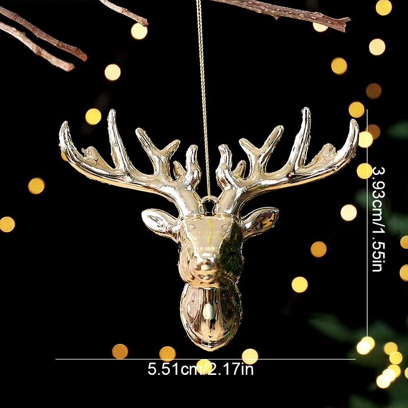 1PC Plastic Gifts Elk Holiday Butterfly Christmas Tree Ornaments Party Multiple Options Available