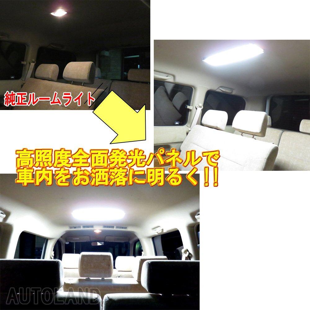 ALTEED LED Interior 45cm Extra Interior Lamp for Cars Light, Long, White, Full-Brightness Panel, 12V/24V,