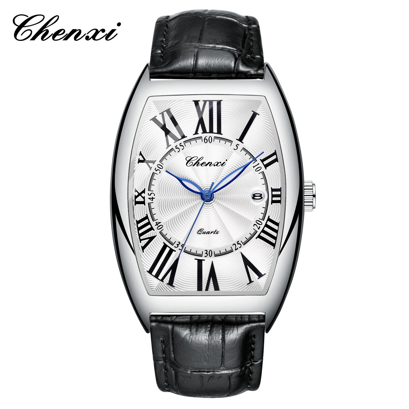 

Men s Watches Casual Top Luxury Sports Men s Watches Waterproof Luminous Leather Date Quartz Watches Men Clock NEW белый