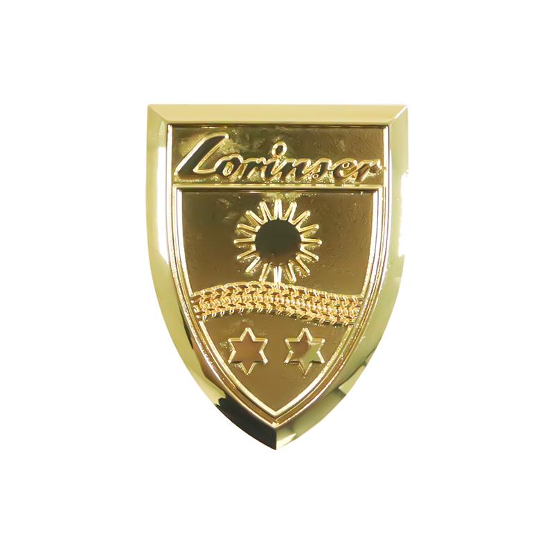 1Pc Lorinser shield badge side fender emblem car stickers For Mercedes-Benz VS class refit lorinser rear trunk car accessories