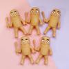 135Pcs Tung Tungtung Sahar Squeeze Toys Collectible Viral Brainrot Fidget Toy Wooden Stick Man Anti Stress Reliever Toys Figet
