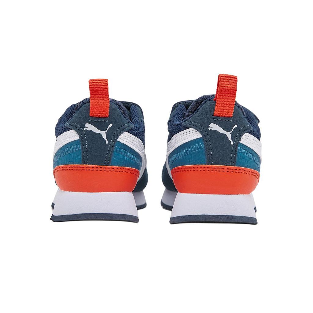 Puma R78 V Ps Comfortable Classic Simple Versatile Daily American Retro Fashion Trend Campus Low Top Casual Shoes Kids Sneaker Blue 373617-39