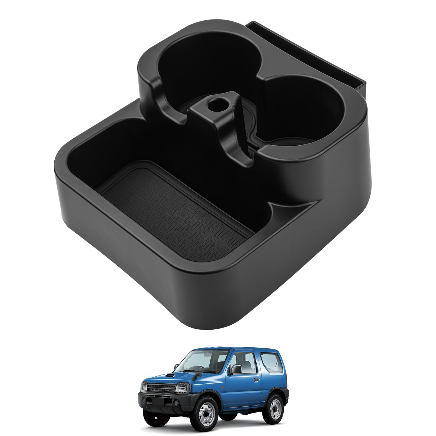 

LIMSTYLE Консольный лоток для Suzuki Jimny JB23 Jimny Sierra JB43 Расширение центральной консоли Хранение JIMNY Подстаканник Мелкие предметы Карточка Удобный Индивидуальный чёрный