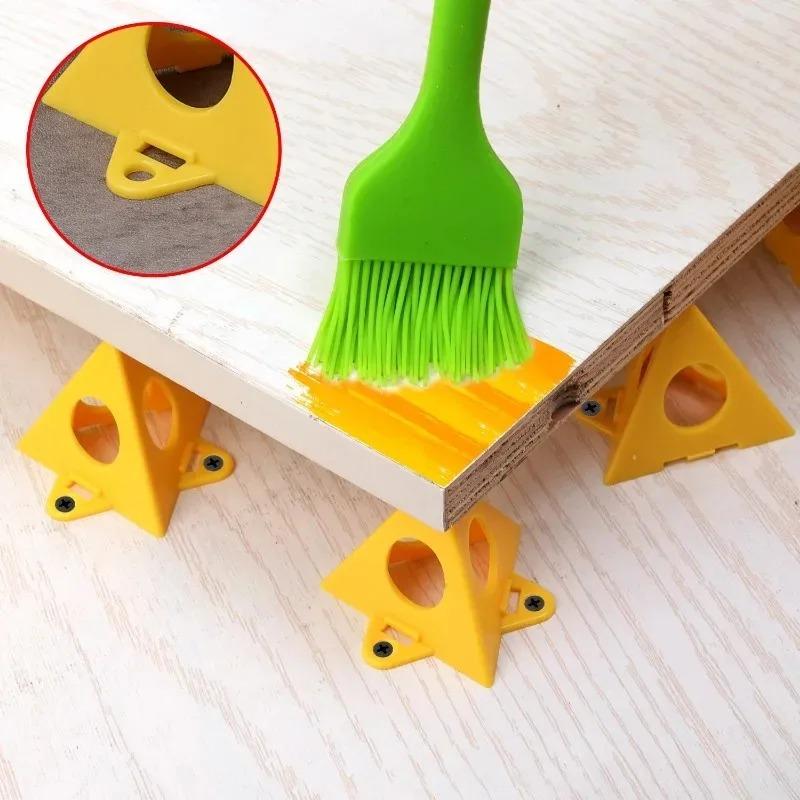 10-50PCS Pyramid Triangle Paint Support Non-slip Plastic Pad Durable Woodworking Painting Board Stand for DIY Spraying Tools
