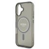 Guess Guhmp16Mhfgerek Iphone 16 Plus     6.7 Czarny/Black Hardcase Iml Glitter Circle Magsafe