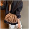 Single Shoulder Bag Comfortable Imitati Mink Fur Bag Pleated Bag Plush For Evening Out Shopping Casual Outings