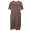 CELFORD Short Sleeve One Piece 38 Brown Women Used