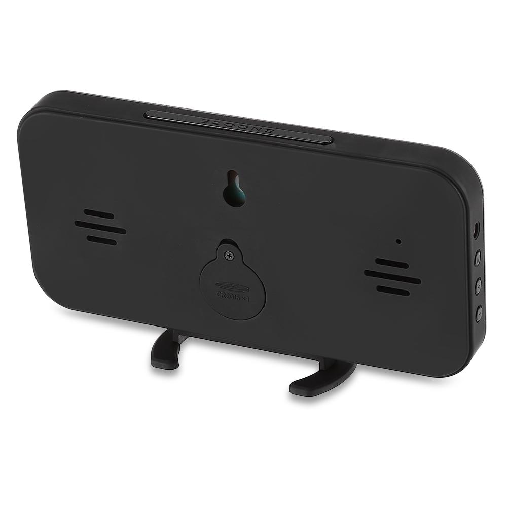 LED Digitální Budík Stolní Hodiny Nastavitelný Jas Pro Domov Kancelář Hotel Světelný Senzor USB Moderní Digitální Hodiny