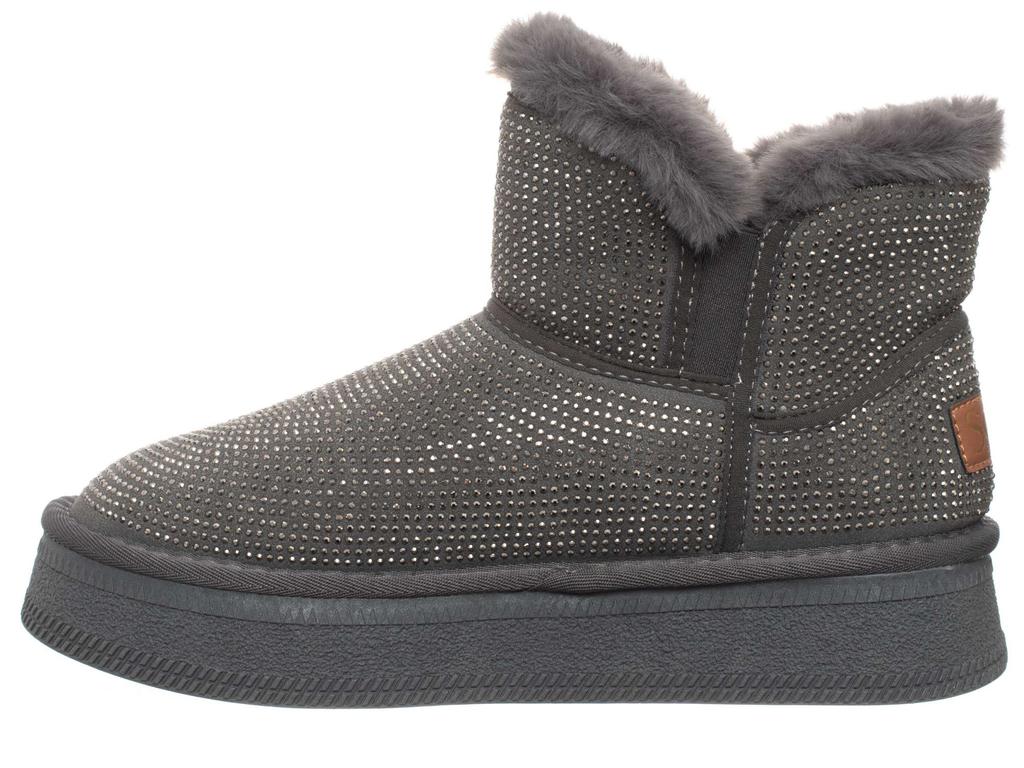 Women' Leather Ankle Boots - Solo Soprani Couture - Ssw521P28/01 Strass Fur 36