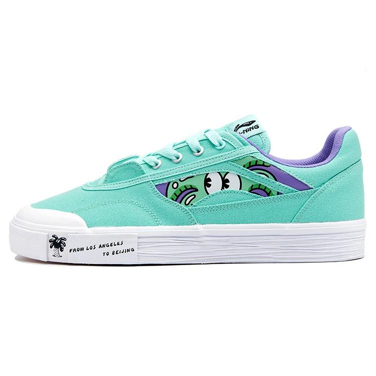 (WMNS) Li-Ning x Steven Harrington Hand-Plant Shoes Aqua Green Women s AECR070-3 EU 35⅔