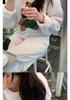 Korean Dongdaemun Cute Bear Pattern Loose Knit Sweater Coat for Women