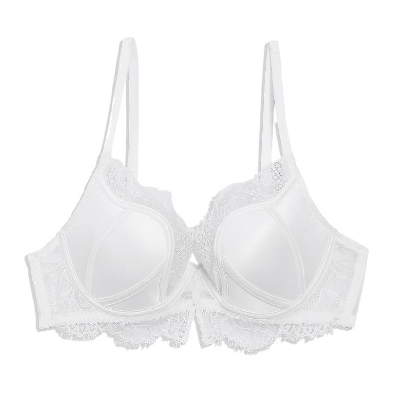 The Source Manufacturer Is Light Luxury Sexy Underwear, Girl Lace Soft Steel Ring, Half a Cup of Small Breasts Gathered and Supported